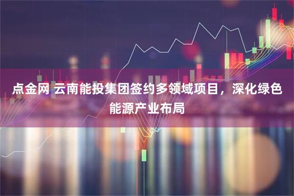 点金网 云南能投集团签约多领域项目，深化绿色能源产业布局