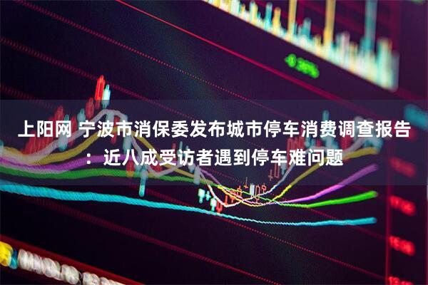 上阳网 宁波市消保委发布城市停车消费调查报告：近八成受访者遇到停车难问题