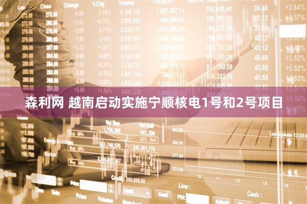 森利网 越南启动实施宁顺核电1号和2号项目