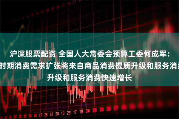 沪深股票配资 全国人大常委会预算工委何成军：“十五五”时期消费需求扩张将来自商品消费提质升级和服务消费快速增长